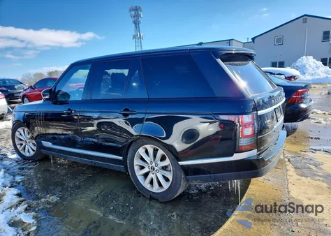 2016 Land Rover Range Rover Hse z USA, uszkodzony, nr VIN SALGS2PF0GA288226
